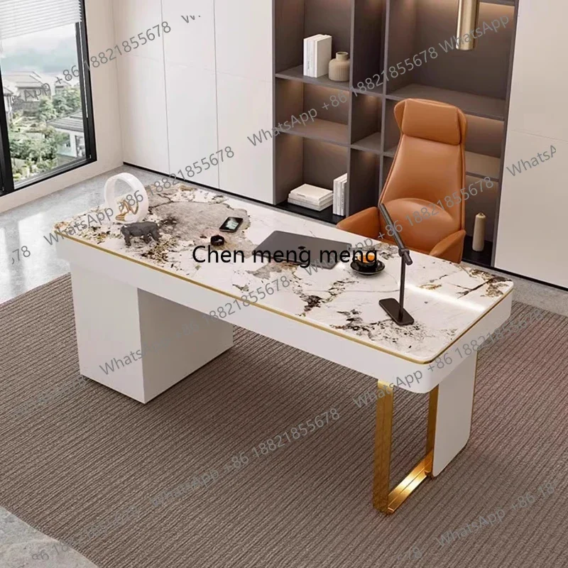 

Computer Desks Furniture Modern Luxury Rock Slab Room Desks Gaming Desk Computer Desk Office Table Gaming Table Motion Study