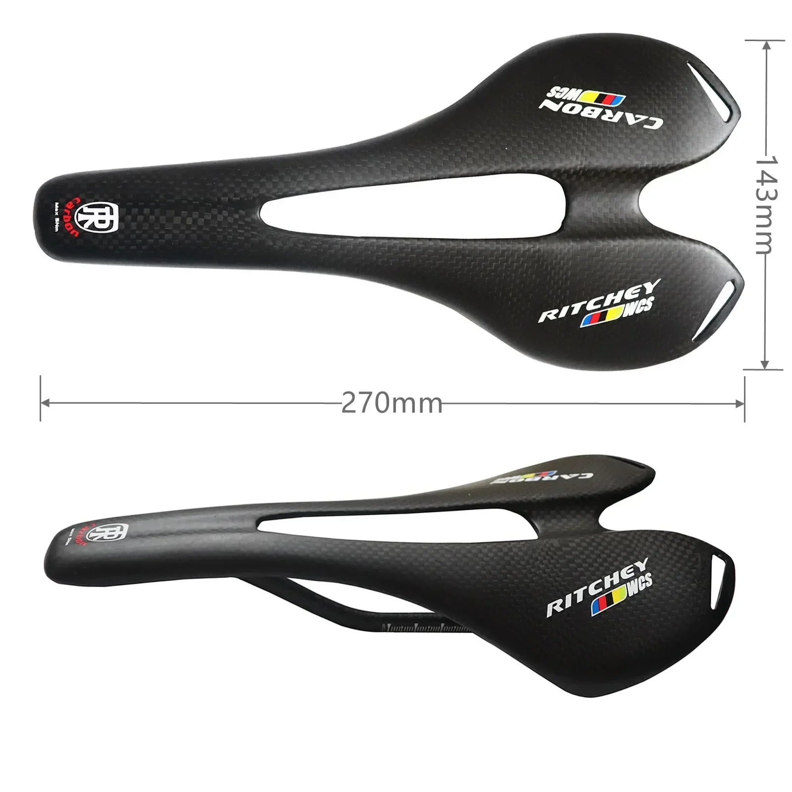 3K ultralight Matte/Gloss Full Carbon Saddle Seat For Road/MTB Mountain Bike Bicycle