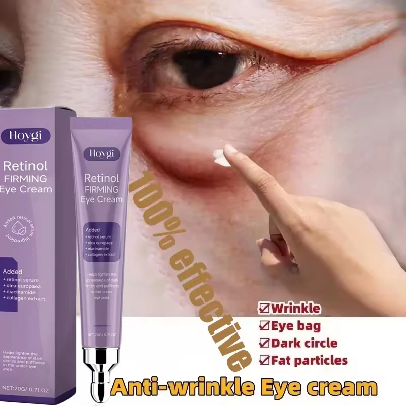

Retinol Firming Eye Cream Lighten Fine Lines Anti Puffiness Fat Particles Removes Dark Circles Brightens Moisturizing Eye Care