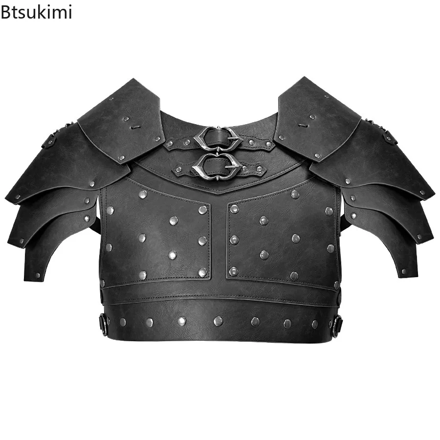Medieval Viking Knight Pirate Body Shoulder Armor Roman Warrior Cosplay Costume Halloween Role Playing Party Prop Accessories
