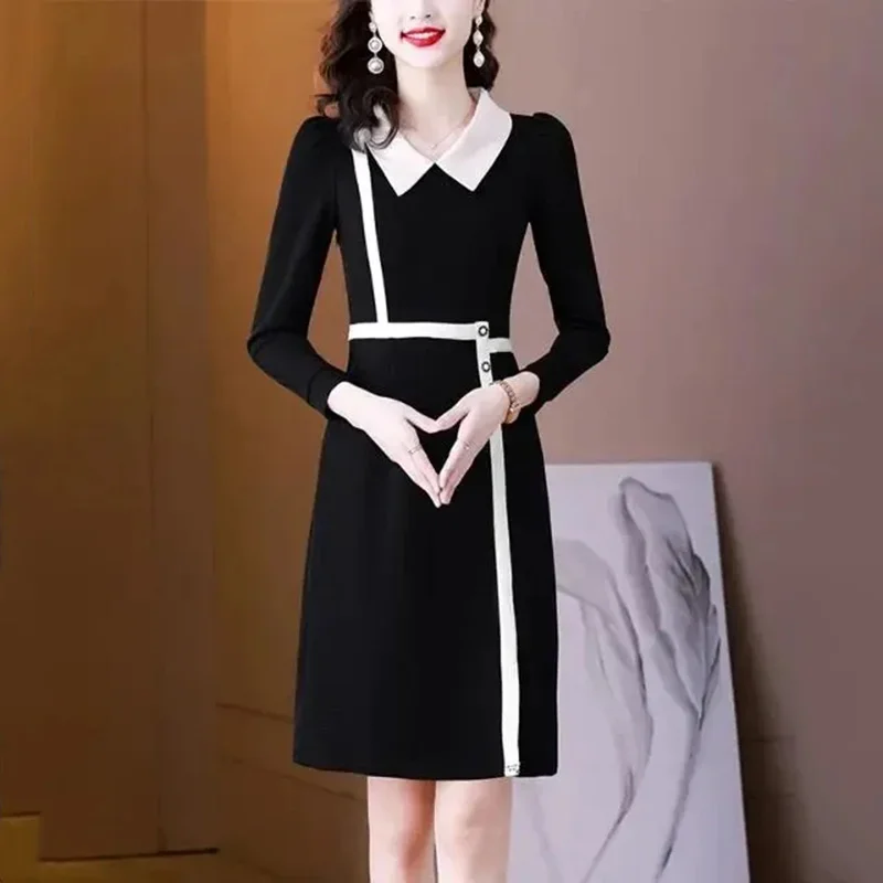 

2023 Early spring new women's dress high-end temperament celebrity suit Royal Sister Goddess style buttock dress