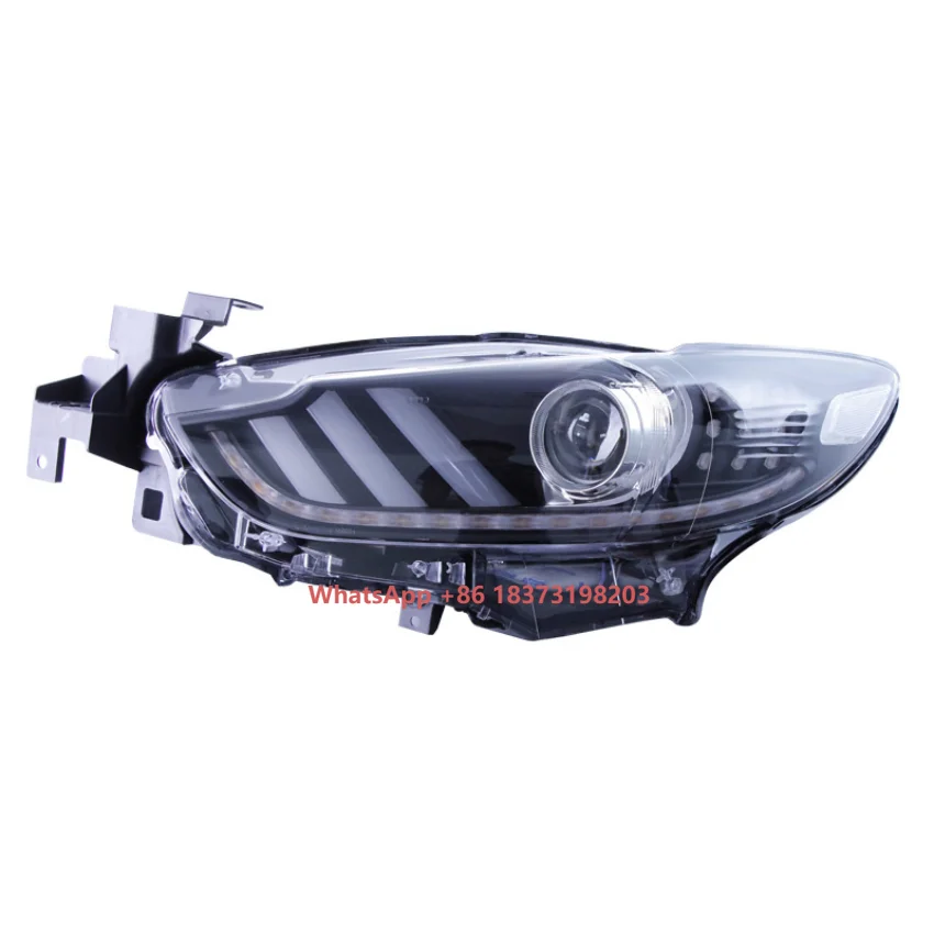 

Suitable for Mazda 6 Atenza Headlight Assembly Modified LED Mustang Daytime Running Lights Dual-light Lens Xenon Headlights
