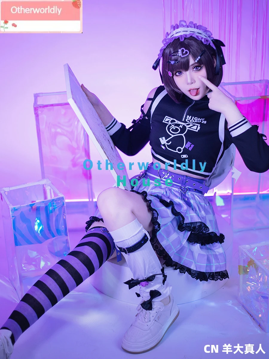 PJSK 25Hours Shinonome Ena Cosplay Costumes Game Project Sekai Colorful Stage Cosplay Party Suit With Bag Uniforms Custom Made