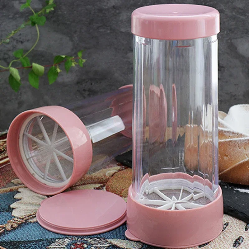 Creative Stainless Steel Flour Sifter Handheld Manual Flour Powder Icing Sugar Sifter Cup Kitchen Home Baking Pastry Tool