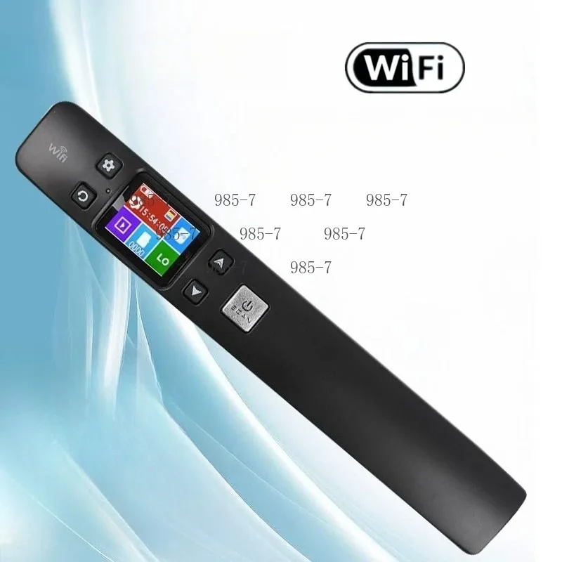 Books Documents Archives Scanning Tool, ISCAN02A Portable Handheld HD Zero-Margin Scanner with WIFI Charging