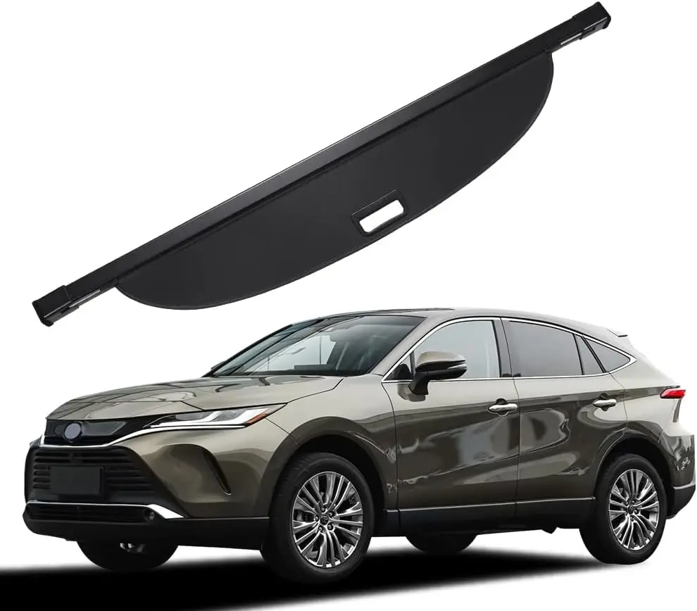 Tonneau Cargo Cover for Toyota Harrier 2015 2016 2017 20182019 Shade Rear Trunk Screen Security Shield Luggage Compartment Blind