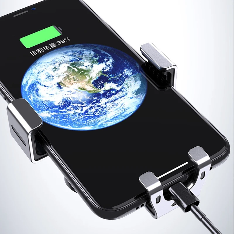 환기구 거치대 휴대폰 거치대, 조절 가능한 브래킷, 4-7 인치 스마트폰용 차량