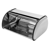 Large Stainless Steel Bread Box with Ventilation, Anti-Corrosion, Anti-Rust Coating, Easy to Clean, and Ideal for Storing