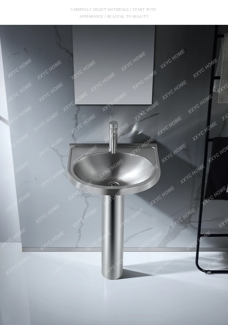 

Умывальник из нержавеющей стали QQ 304, напольный, интегрированный, для улицы, для двора, колонный, уличный умывальник