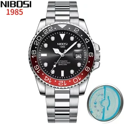 NIBOSI Men Automatic Mechanical Watches Man Luxury Stainless Steel Waterproof Watch Relogio Masculino Reloj Hombre Watch Men