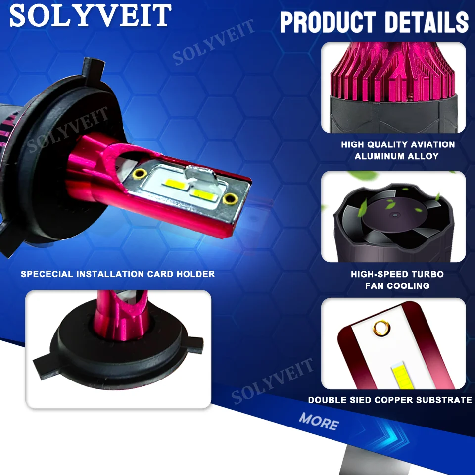 جودة مضمونة ضمان 3 سنوات 9003 LED المصباح لنيسان باترول 1999 2000 2001 2002 2003 2004 2005 2006 2007 2008-2012 #5