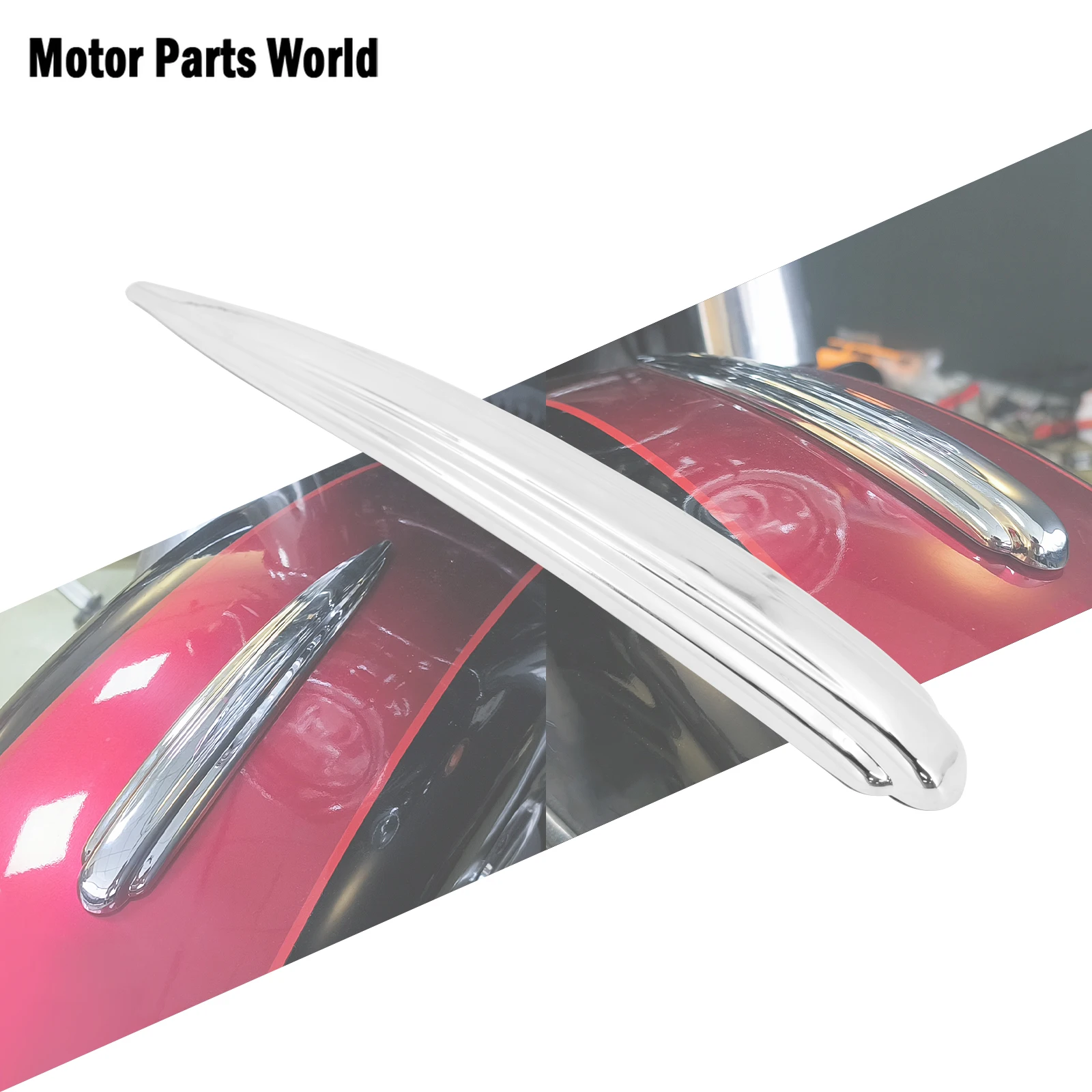 Motorcycle Front Fender Trim Cover ABS Plastic Chrome For Harley Touring Street Road Glide FLHR FLHX FLTRX 84-2023 Softail FLHC