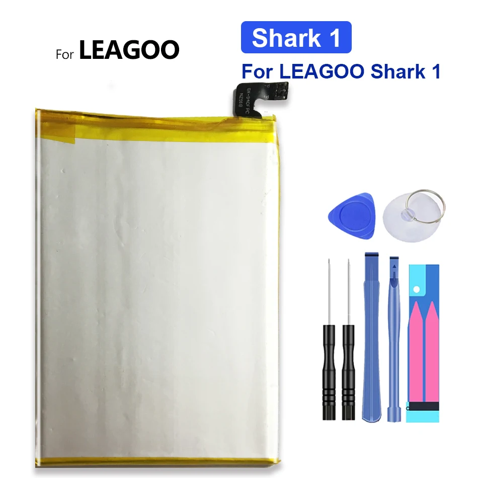 

Mobile Phone Battery For Leagoo Shark 1 6000mAh Lightweight