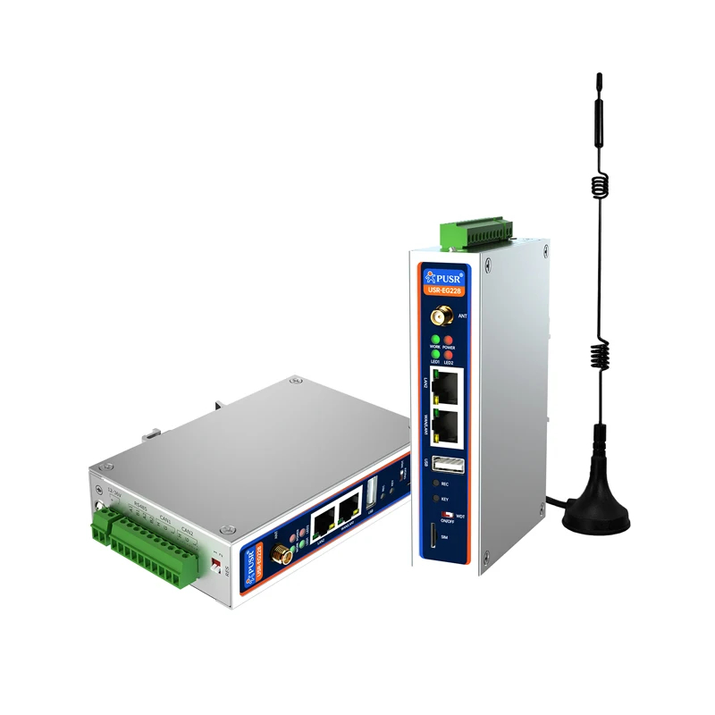 PUSR ARM Fanless MiNi PC DDR3 512GB Ubuntu 22.04 Edge Computing Linux Industrial Control Computer USR-EG228