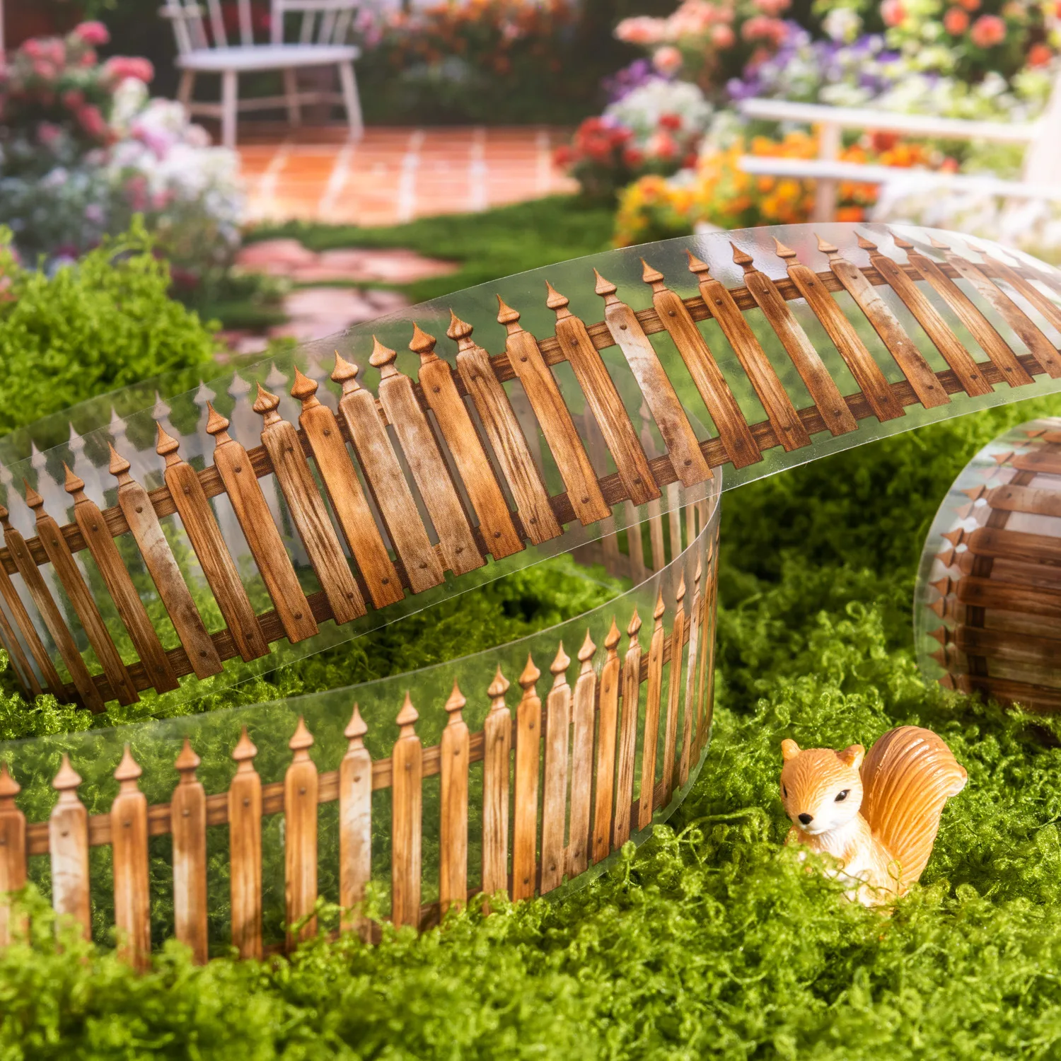 

1pcs/1lot Decorative Adhesive tapes Fence in the Sun Scrapbooking DIY Paper Scrapbooking Stickers