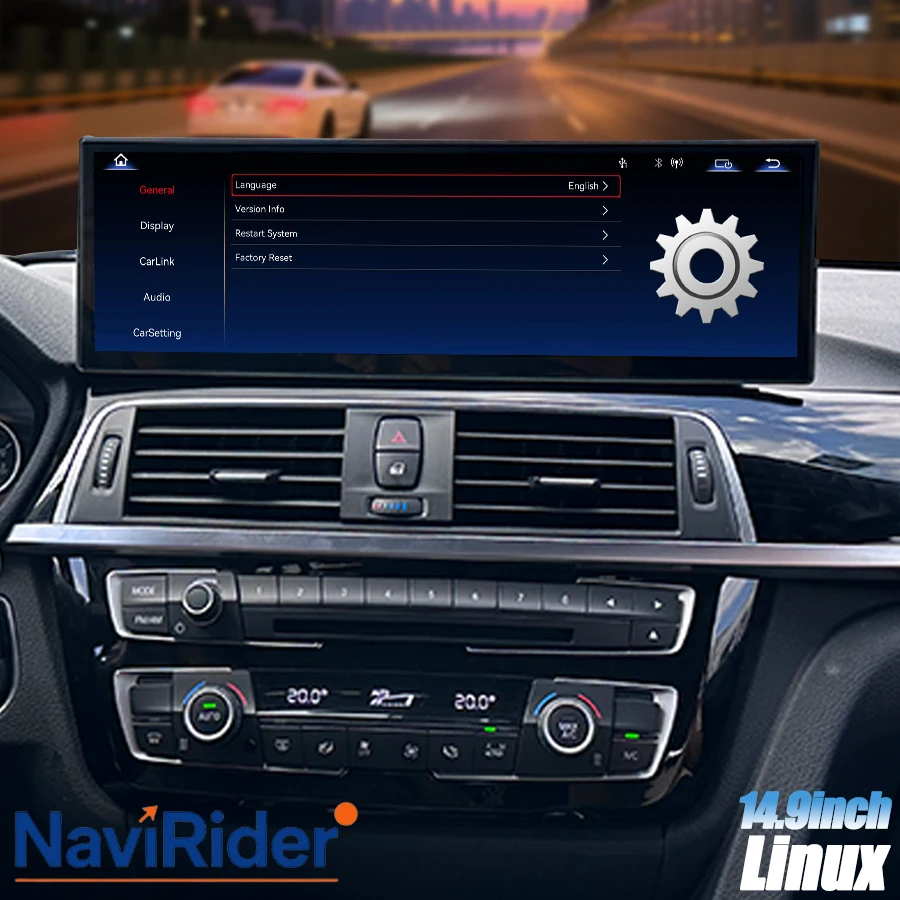 14.9'' Screen Linux Autoradio For BMW 3 Series F30-F36 2013-2019 EVO NBT CarPlay GPS Multimedia Video Player Stereo Navigation