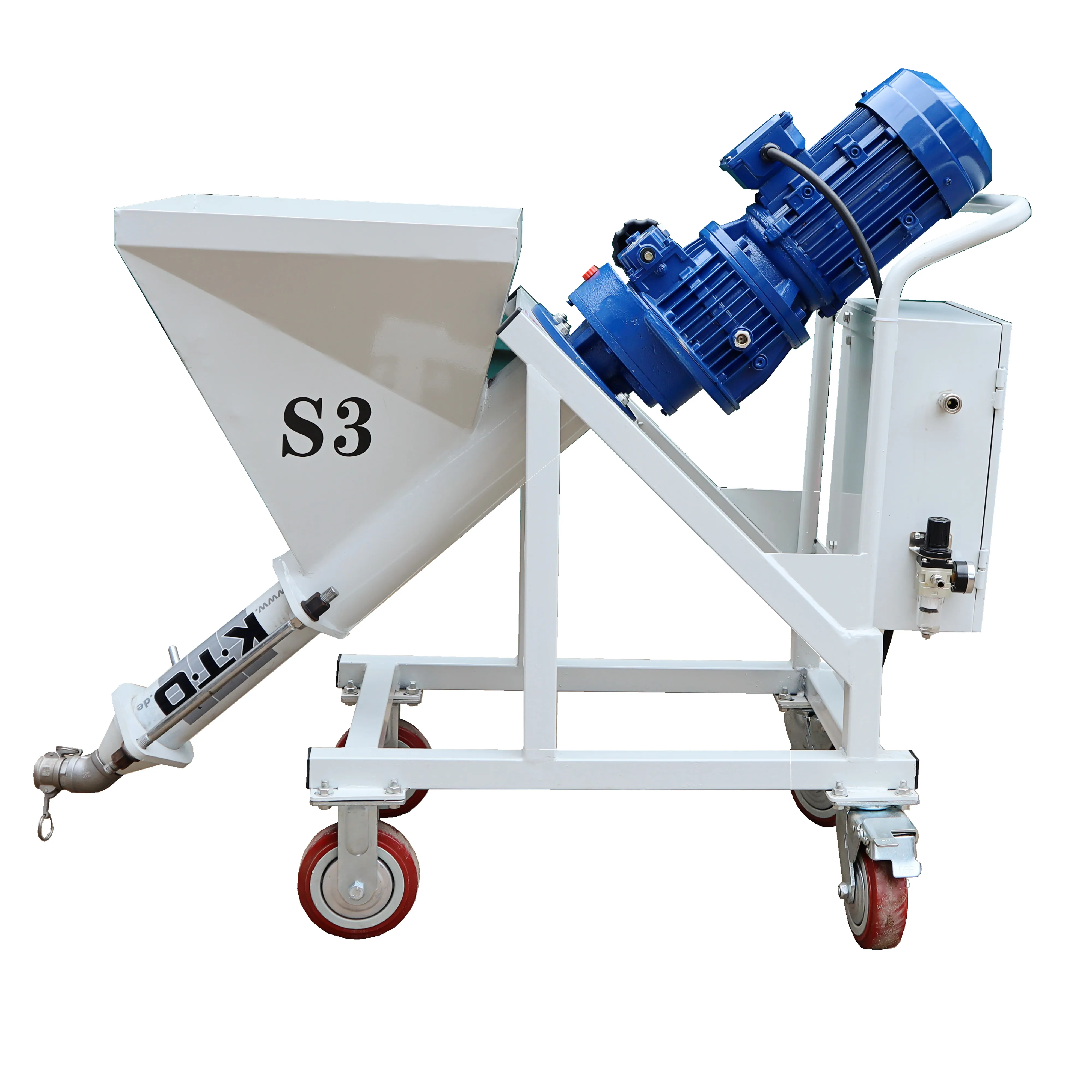 380V S3 spraying Wall Mortar Plaster Spray Machine