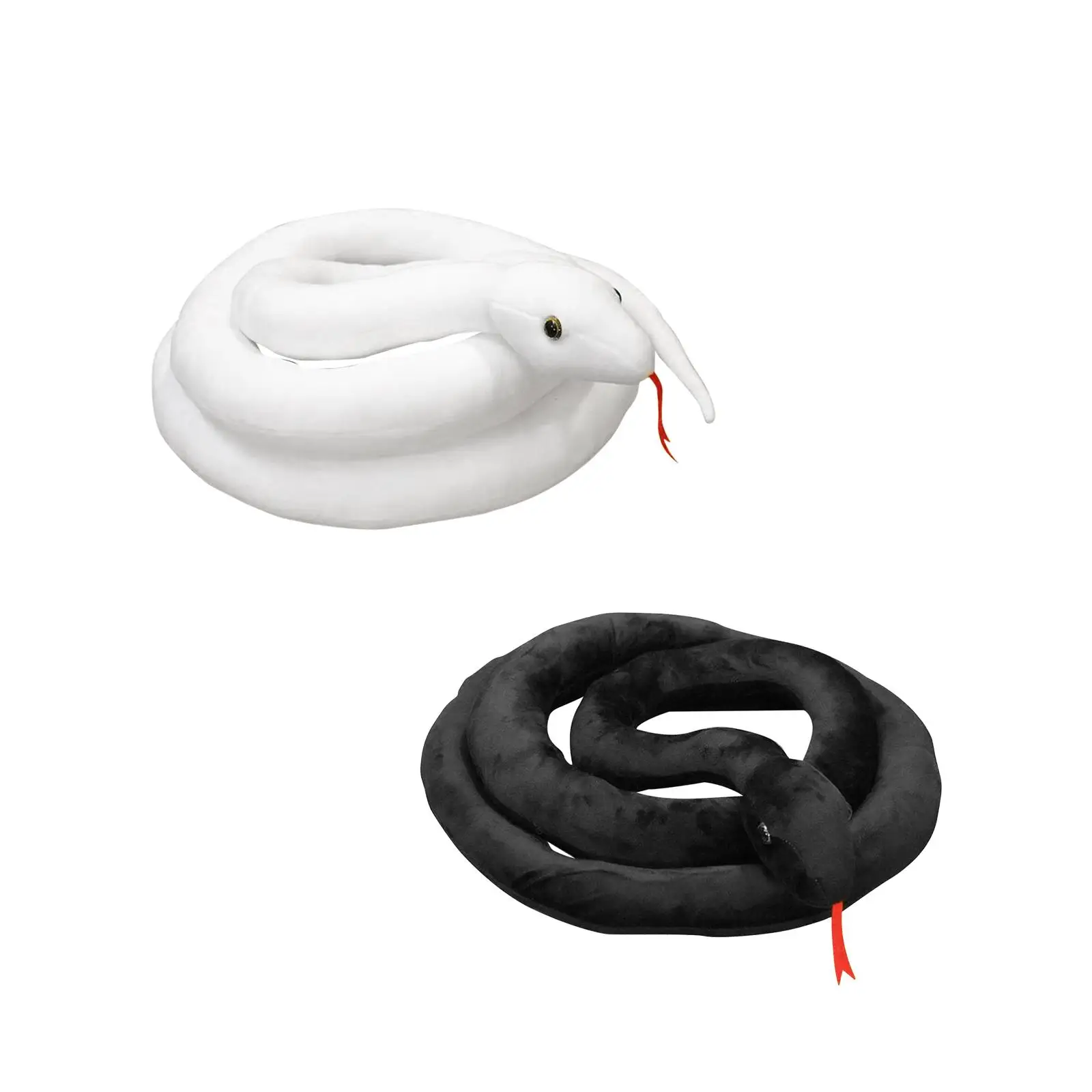 

Snake Stuff Doll Cartoon Design Plush Toy Snake Funny Toy Soft Animal Stuffed Toy for Bedroom Home Use Living Room Gift Children