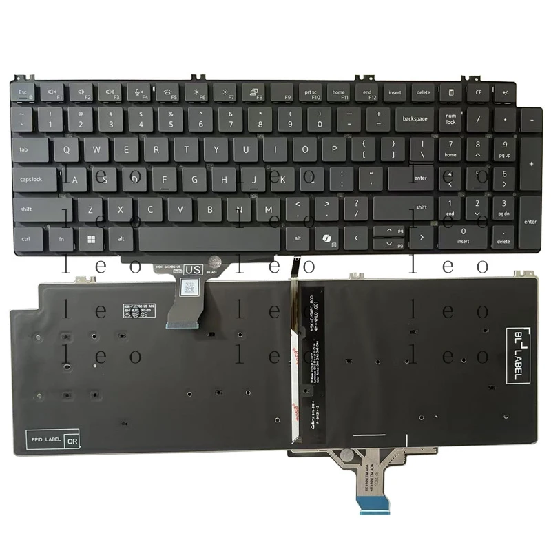 

Подходит для клавиатуры Dell Pro 16 Plus PB16250 PB16255 P135F модели 2024 года.