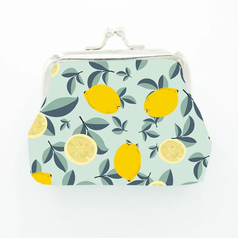 Printed Fruit Cute Girl Coin Purse Coin Bag Small Fresh Elegant Young Creative Natural Simple Coin Purse Storage