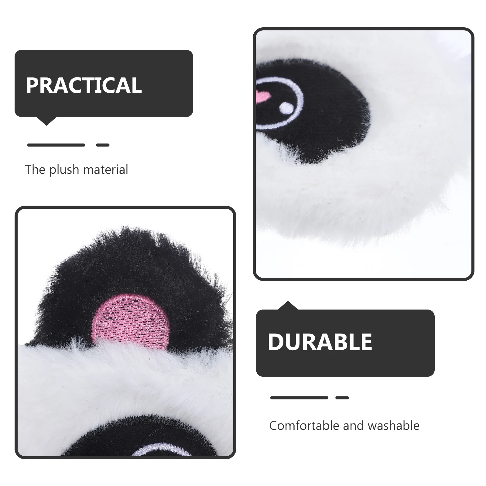 Plush Eye Mask Improve Sleep Quality Sleeping Kids Cover Shadow Travel Blindfold Patch Cloth Comfortable