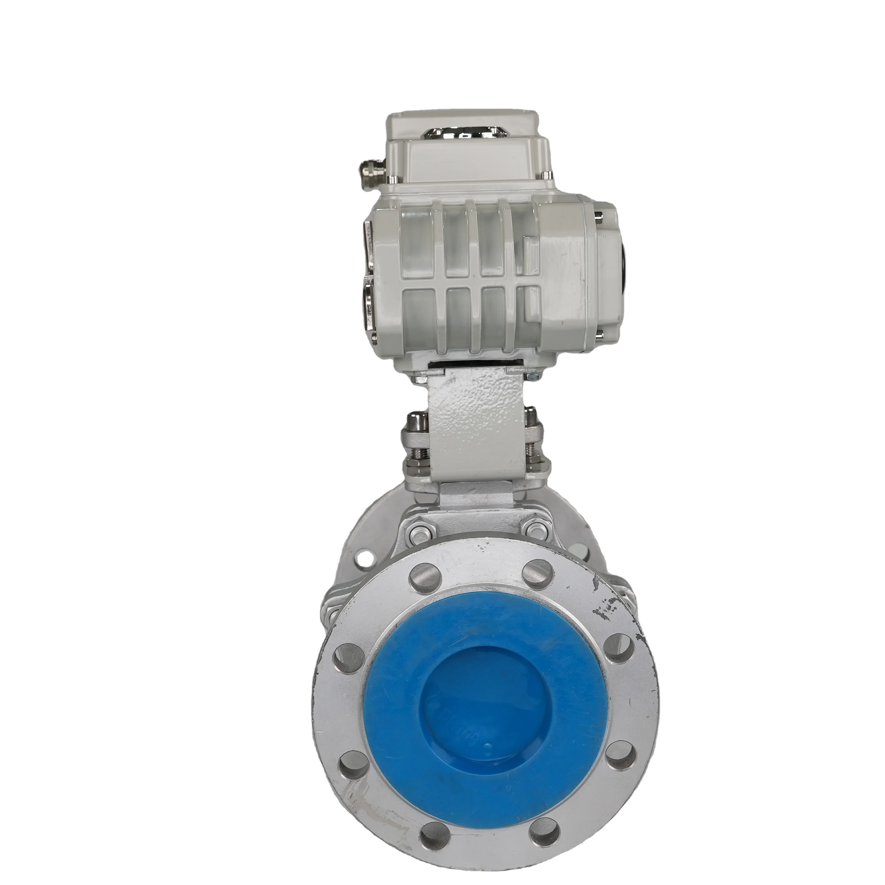 DC12V/24V 2 Way Motorized Electric Ball Valve Actuator Stainless Steel Flange Connection Water/ Control Normally Open/Close