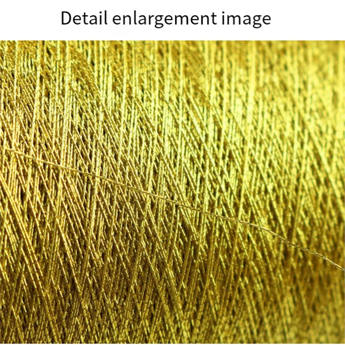 【AT48】 NEW Luxurious Metallic Embroidery Thread Kit - 5Cones, 3000M Each, Total 15000M for Decorative Sewing
