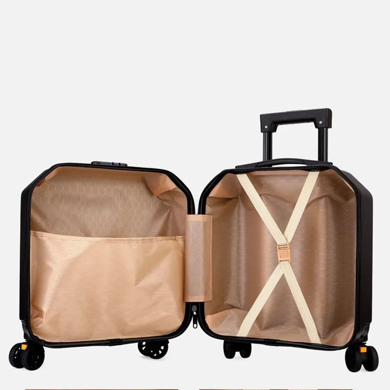 Rolling Luggage Wheel Trolley Box para crianças, Designer Travel, Clothes Carry Case, Meninos e meninas