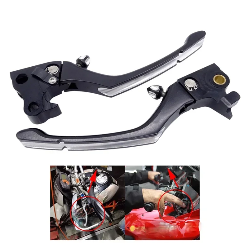 Motorcycle Adjustable Brake Clutch Lever For Harley Touring Street Sportster 2014-2016 CNC Adjustable Brake Clutch Handle