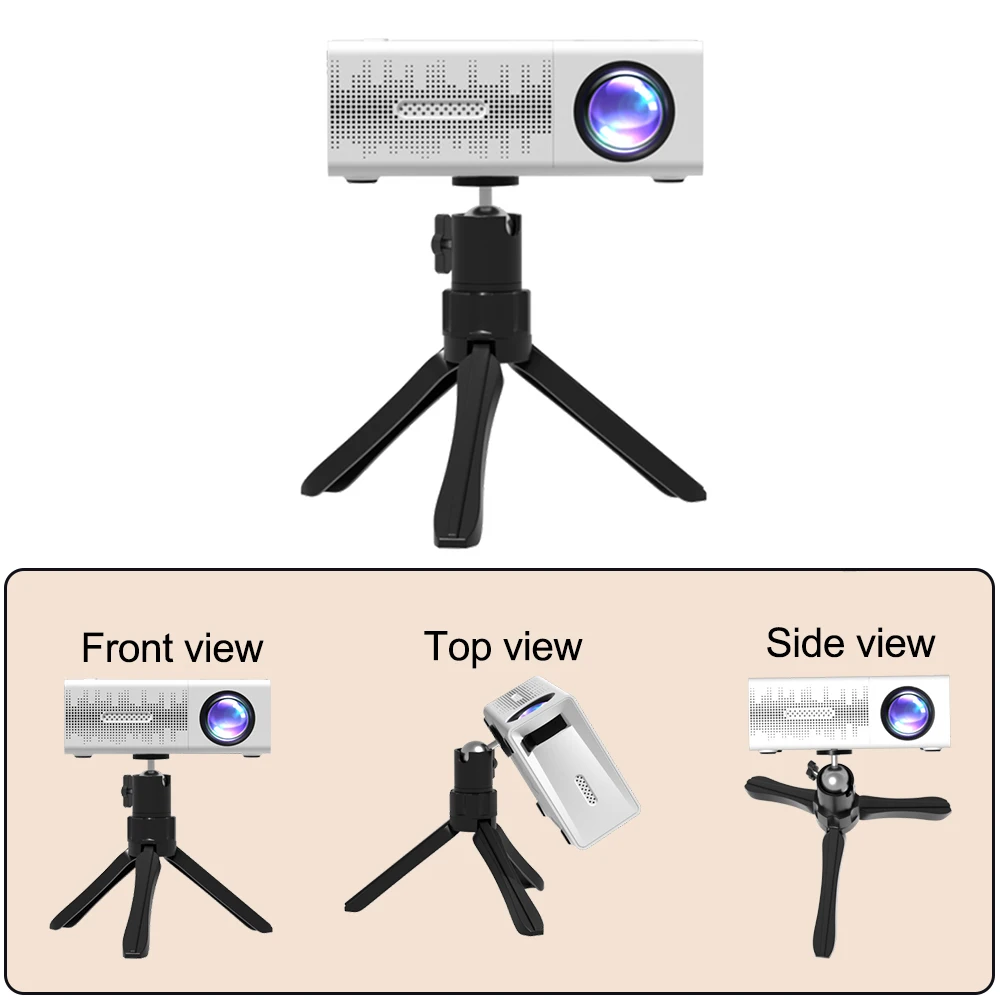 Intelligent Mini Projector Support 1080P 4K Decode Quick Focusing Wired Screen Mirroring Home Cinema Projector Office Projector