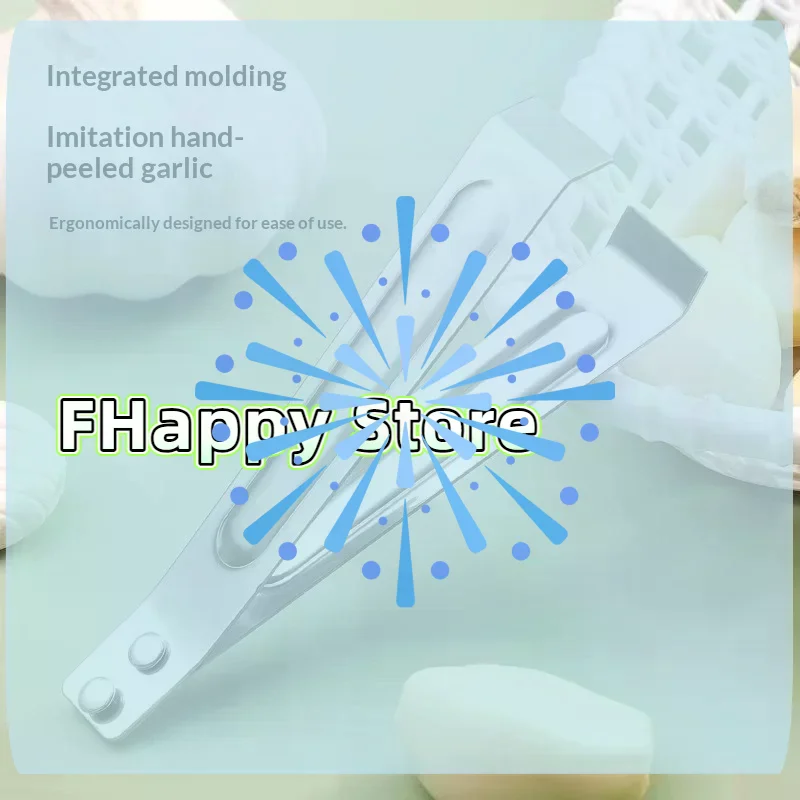 [MA]Stainless Steel Garlic Peeling Clip Ergonomic Design One Piece Structure For Home Kitchen Restaurant Daily Cooking[MA]