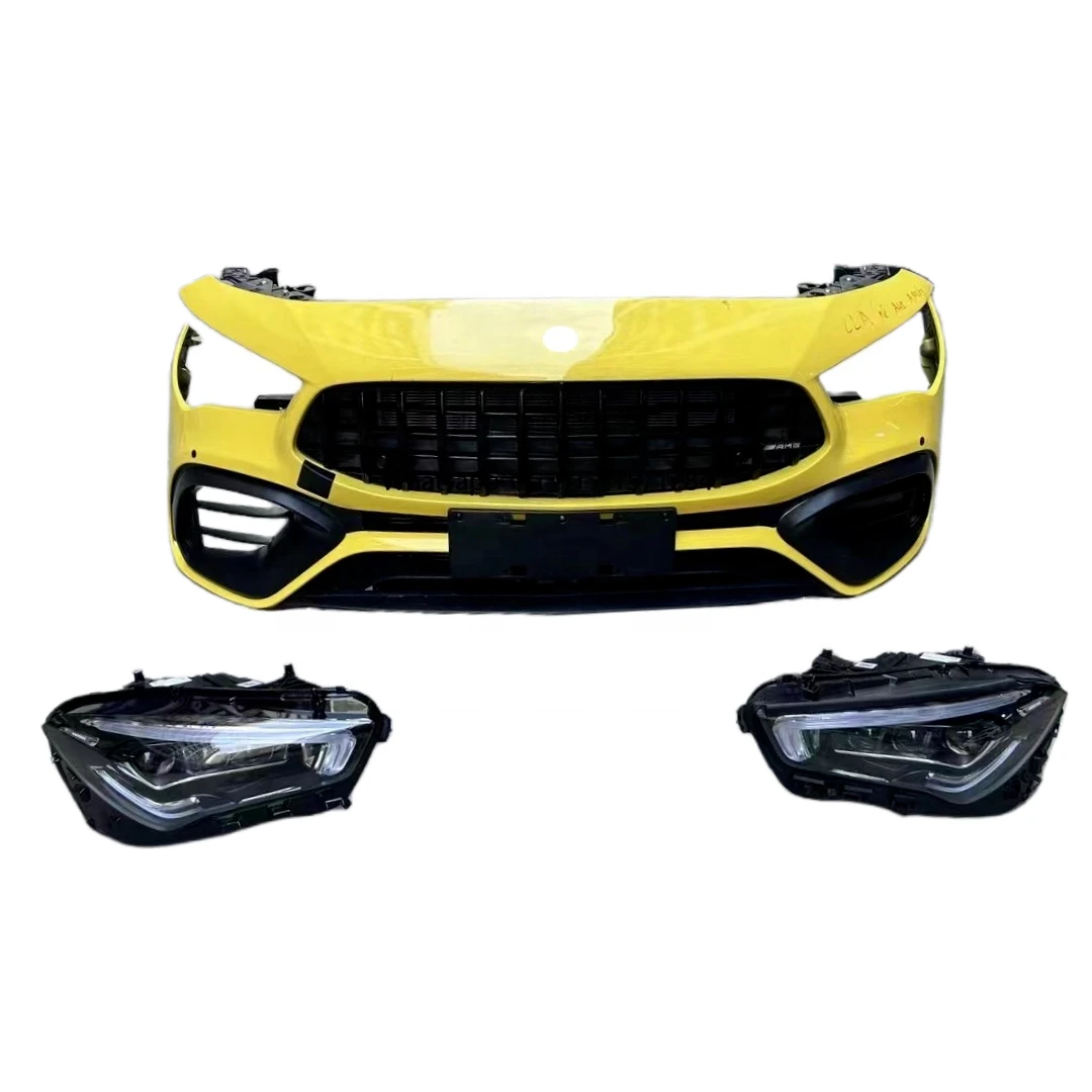 

New Condition Used Front Bumper Assembly for CLA45 AMG W118 Includes Radiator and Headlights