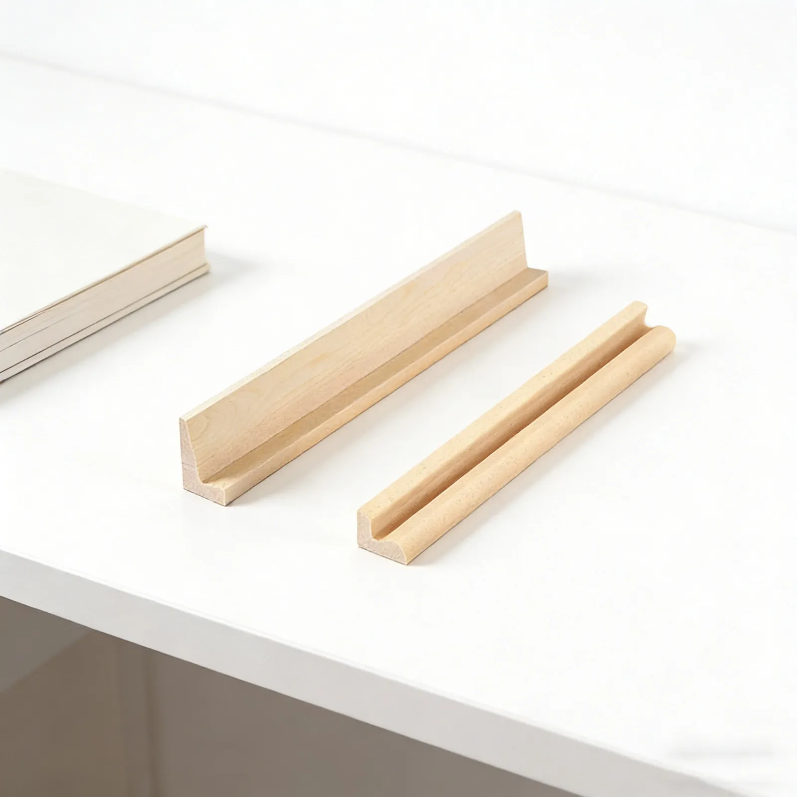 

6Pcs Wooden Domino Alphabet Trays Creative Craft Holders Decorative Domino Display Racks Mexican Home Office Use