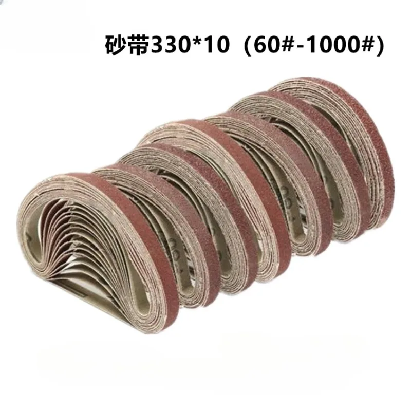 

50pcs/Set Sanding Belts Abrasive Bands For 10x330mm Sanders File Sanders Belt Sander Abrasive Tools Wood Soft Metal Polishing