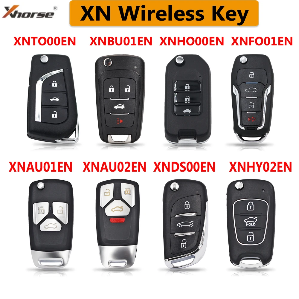 XHORSE XN Wireless Universal Remote Key XNTO00EN XNBU01EN XNHO00EN XNFO01EN XNAU01EN XNAU02EN XNDS00EN XNHY02EN Key