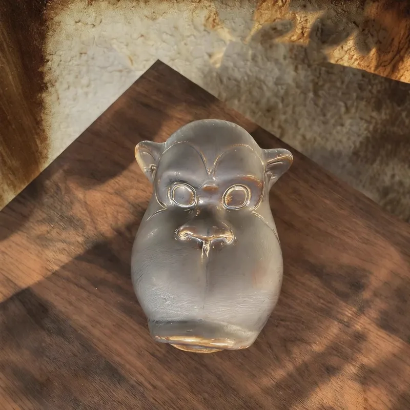 1Pcs Ceramic Monkey Ashtray, Creative Gorilla Cigar Rack, Suitable for Home Bar Decoration, Unique Gift Ideas Ashtray
