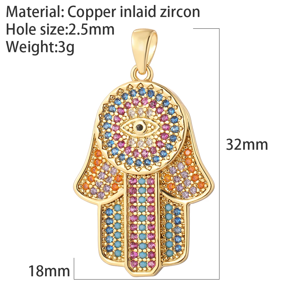 Heart Pendant Charms for Necklace Bracelet for Jewelry Making Supplies Stainless Steel Geometry Rectangle Gold Color Pendant
