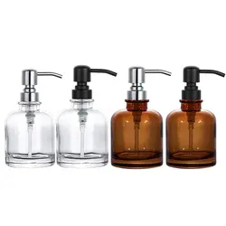 Empty Bath Pump Bottle ​Bathroom Portable Soap Dispensers Refillable Lotion Shampoo Shower Gel Soap Container