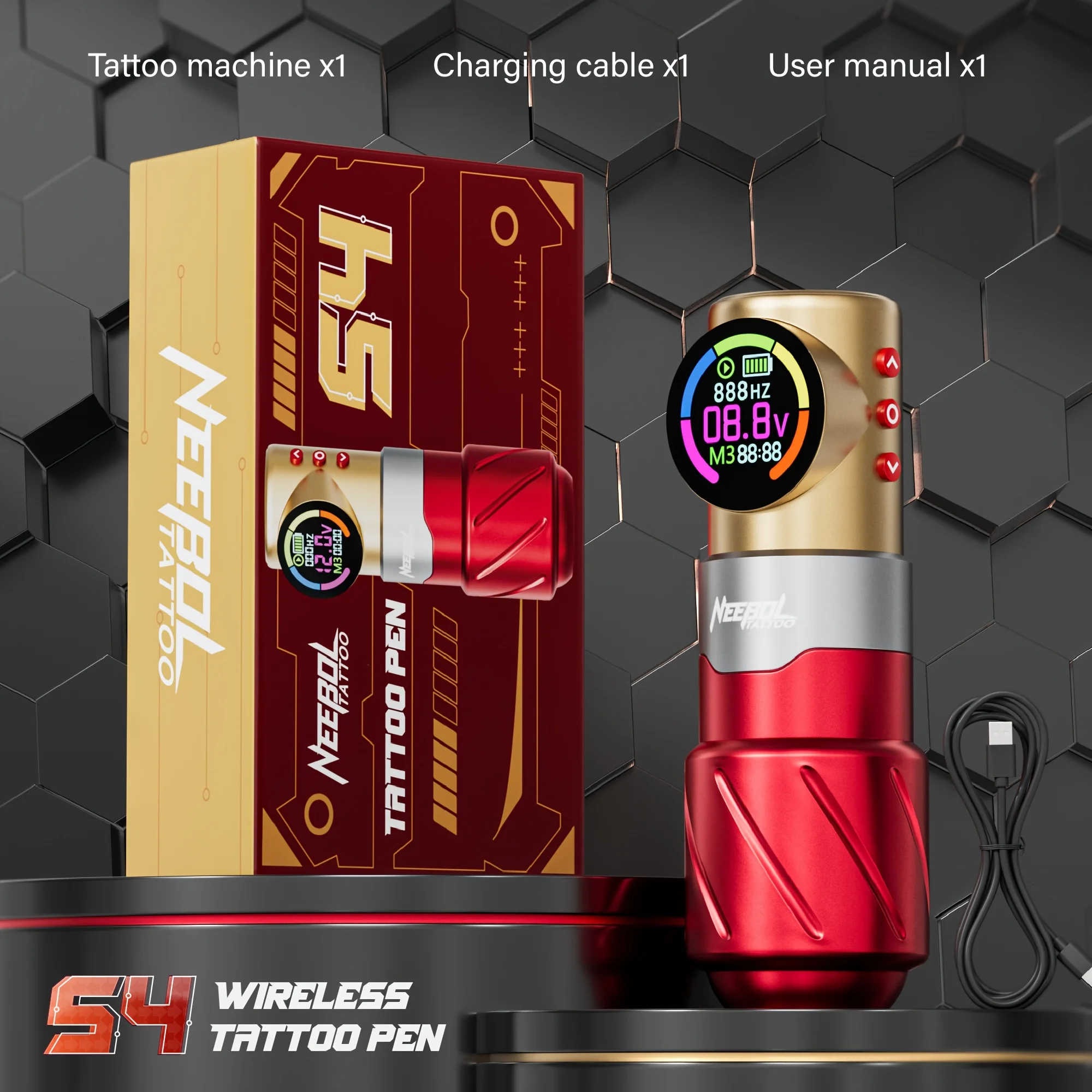 

Wireless Tattoo Machine 1500mah Battery 6 Hours Battery Life Tattoo Pen Tattoo Machine Permanent Makeup Machines Tattoo Supplies