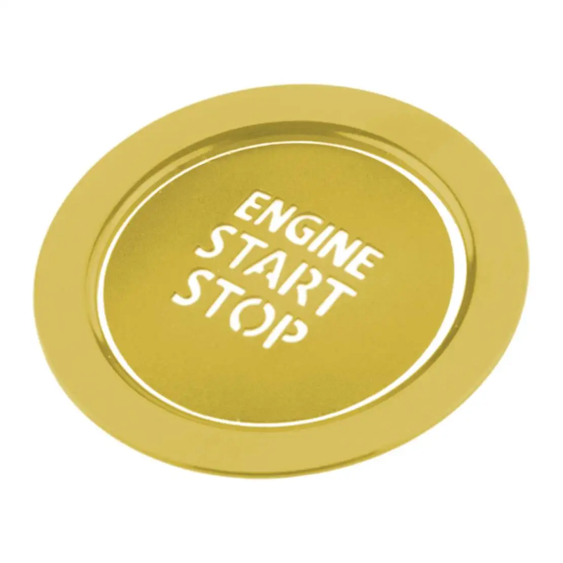Gold Engine Start Stop Push Switch Ignition Button Ring Cover Trim Decor Sticker Accessory Fit for Subaru Forester Outback