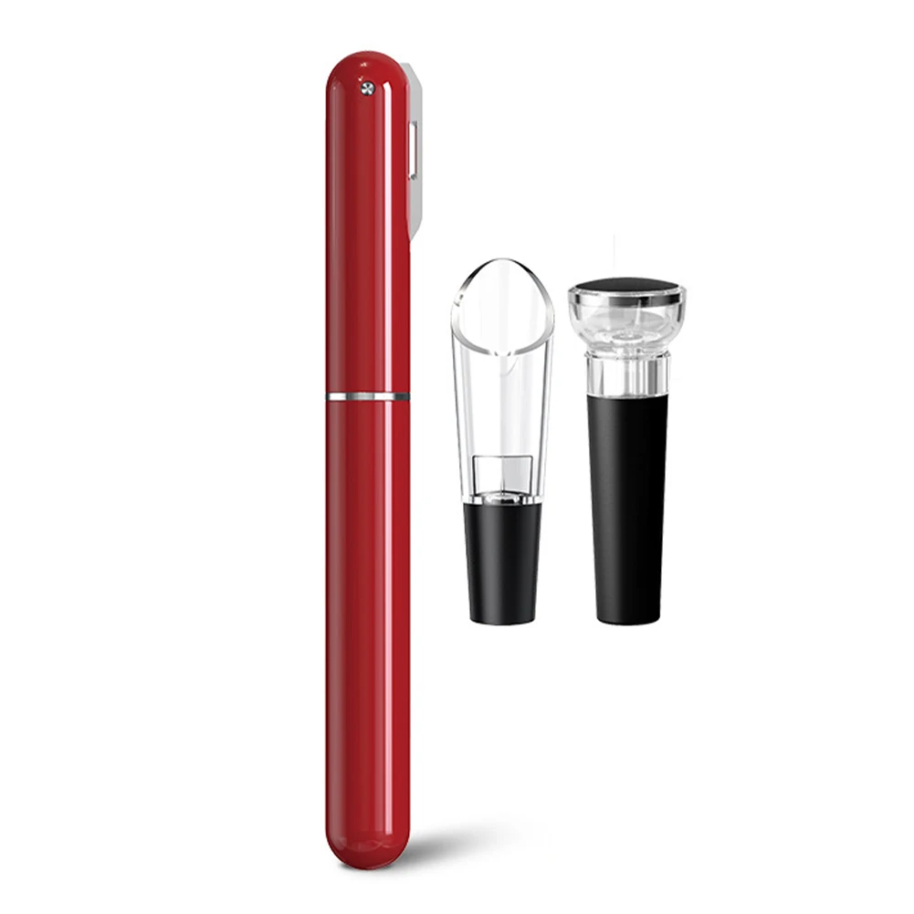 Cork Extraction Made for Easy An Innovative Air Pressure Bottle Opener Set with Practical Features Like a Built In Foil Remover