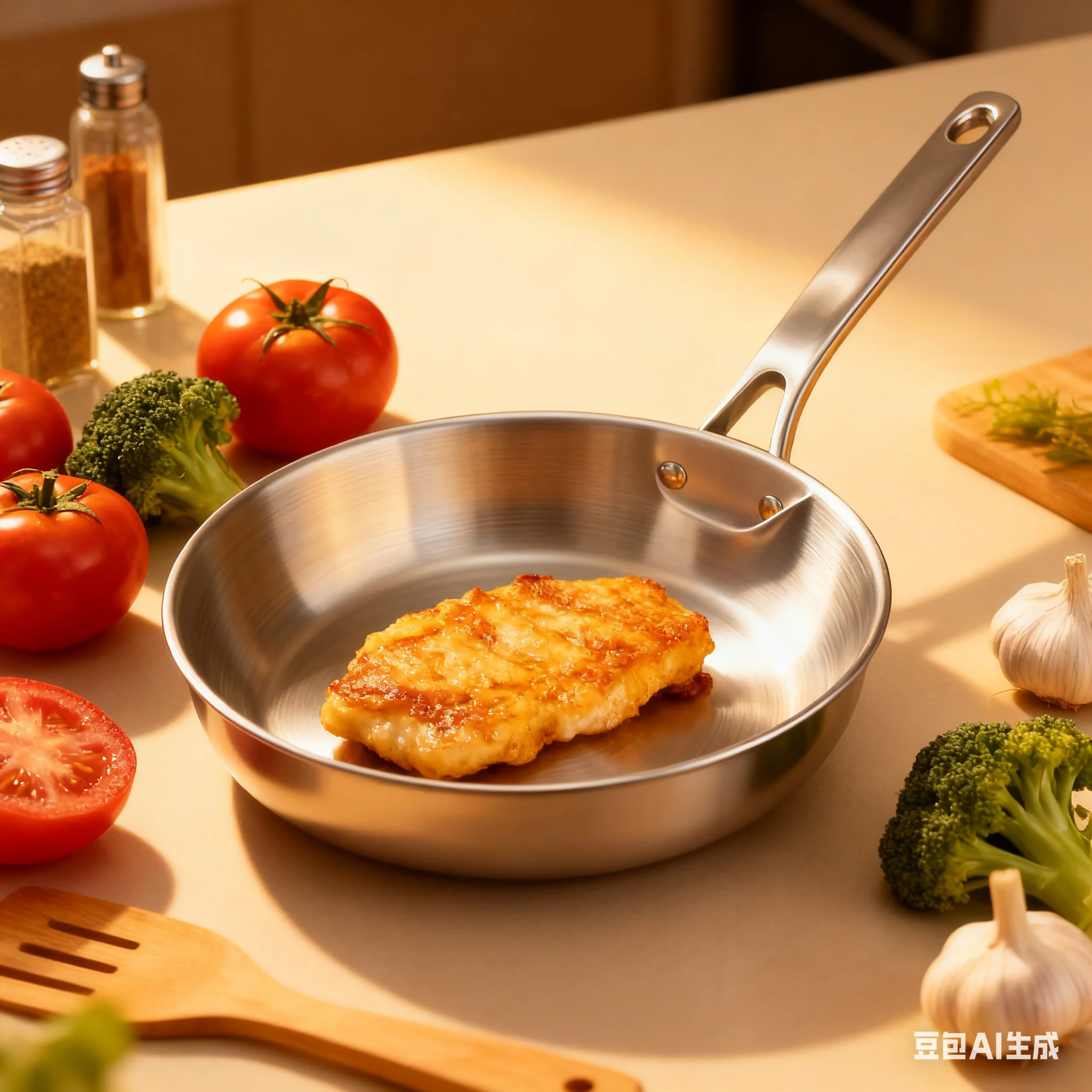 

Сковорода из нержавеющей стали 316, для домашнего кухонного принадлежности, многослойная нижняя сковорода, сковорода для яиц без покрытия, 2025 г.