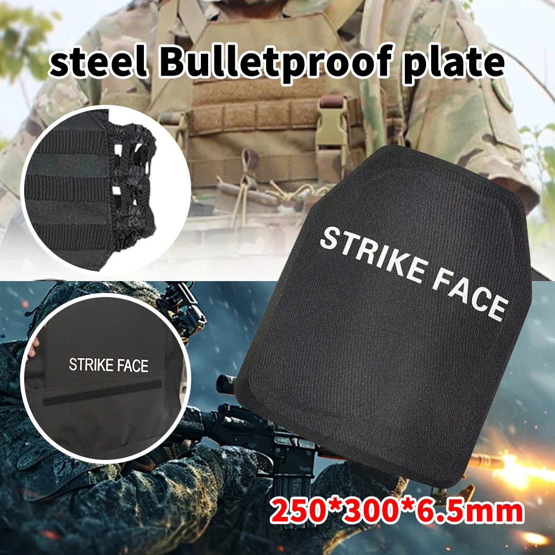 

1pc 6mm NIJ IIIA Level Anti Bullet Proof Steel Plate Bulletproof Plate Against AK 47 Ballistic Steel Hard Armor Plate Military