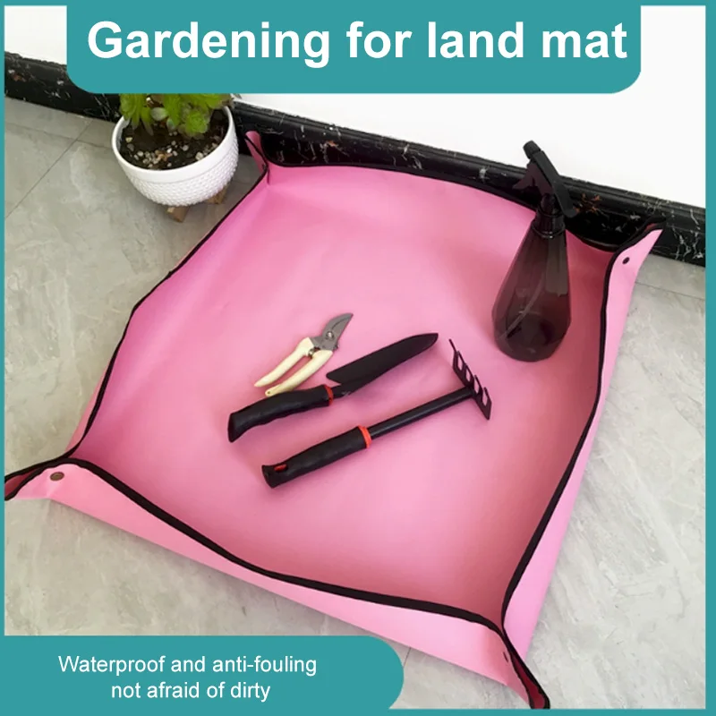 Home Gardening Supplies Planting Mat 50cm Foldable Garden Plant Flower Pot Reusable Transplanting Mats Garden Accessories