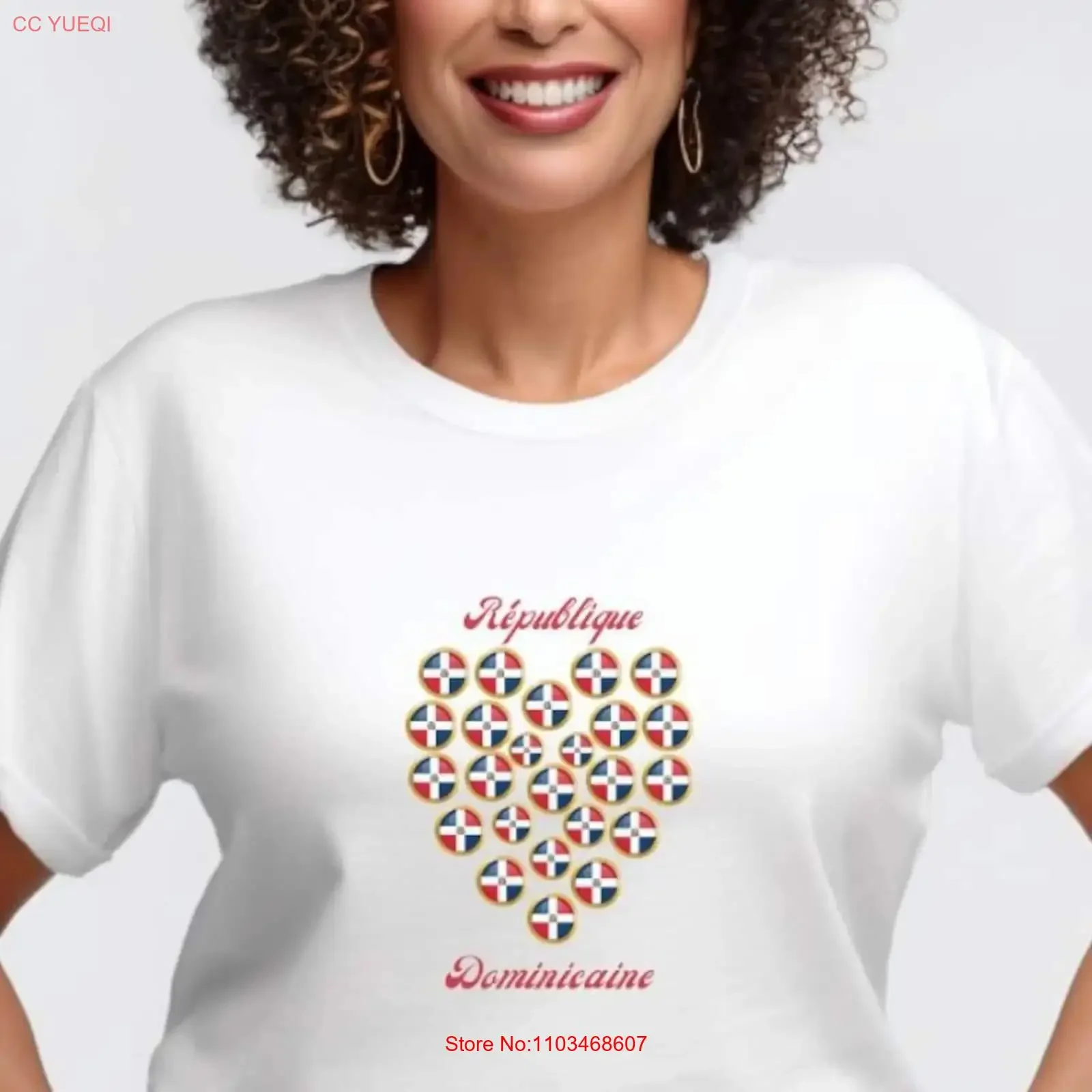 T-shirt réplique dominicaine Unique, drapeau dominicaine, fierté nationale, mode pensée pour les amis, t-shirt coloré vintage