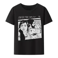 Infected Youth The Last of Us TShirts Men Women HarajukuTops Fashion Ellie Fireflies Joel Tlou Game Tee Summer Casual Streetwear