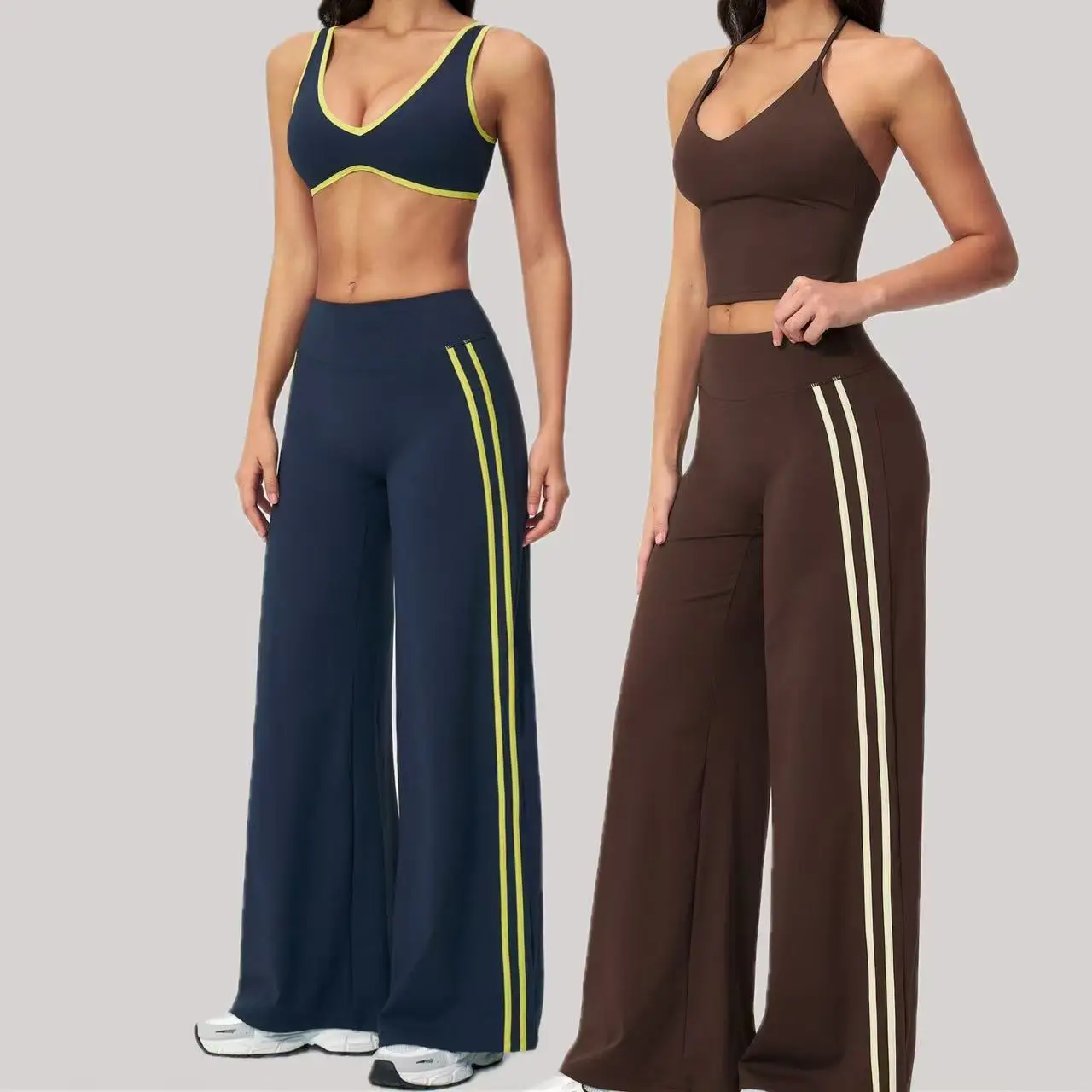 Sport Suit Yoga Set 2PCS Fitness Set Women Tracksuit Yoga Outfits Gym Clothes Female Running Workout Set Sport Bra Athletic Wear
