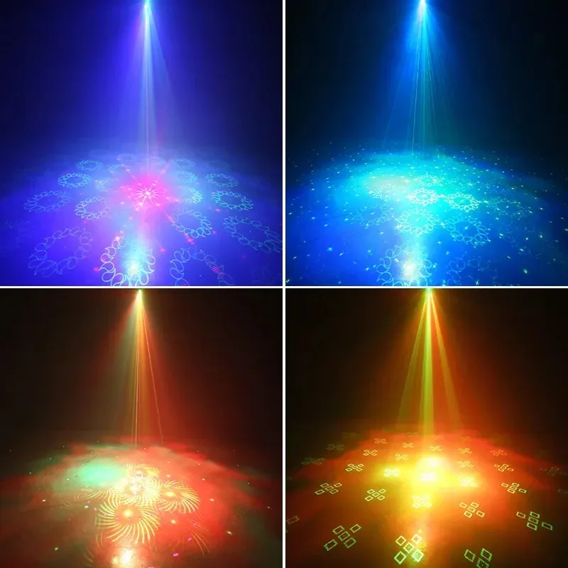 USB-освещение для вечеринок, рождественский мини-лазерный свет, дискотека, светодиодный эффект