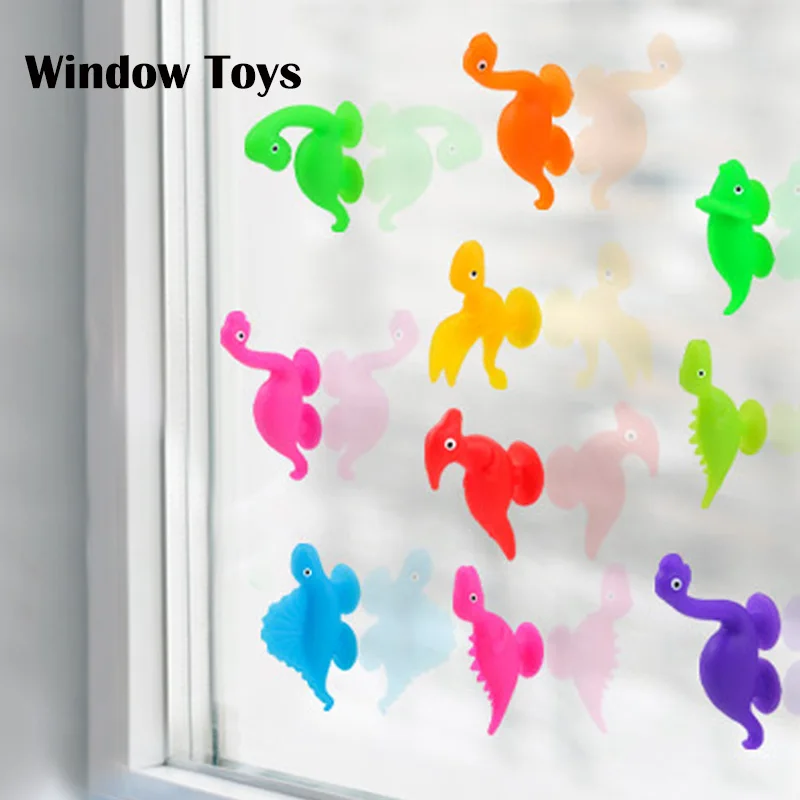 14pcs Dinosaurs Suction Cup Toys, Construction Toy For Kindergartens And Playrooms, Perfect For Bath Time And Travel Play, Gift