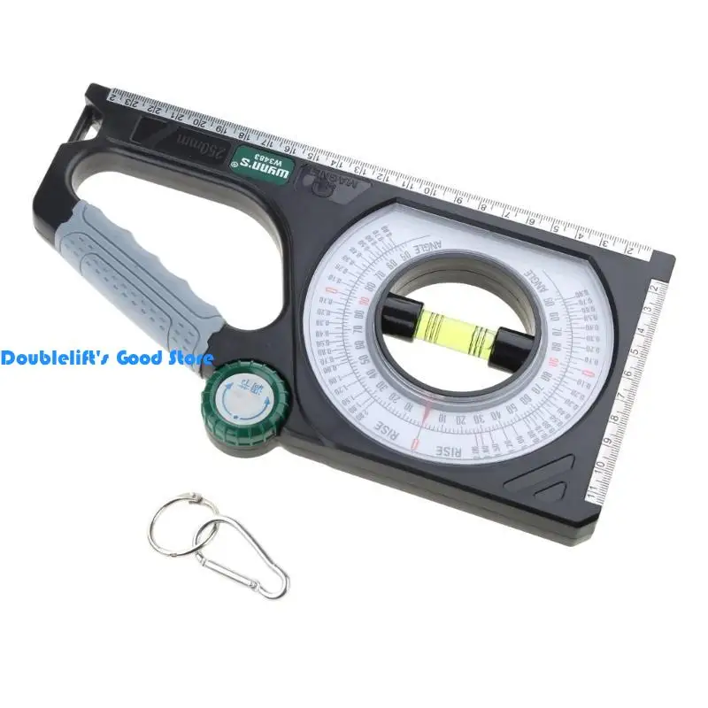 

652F Engineering Inclinometer, Universal Slope Measuring Ruler Multifunction Angles Meter Gauges Measuring Instrument